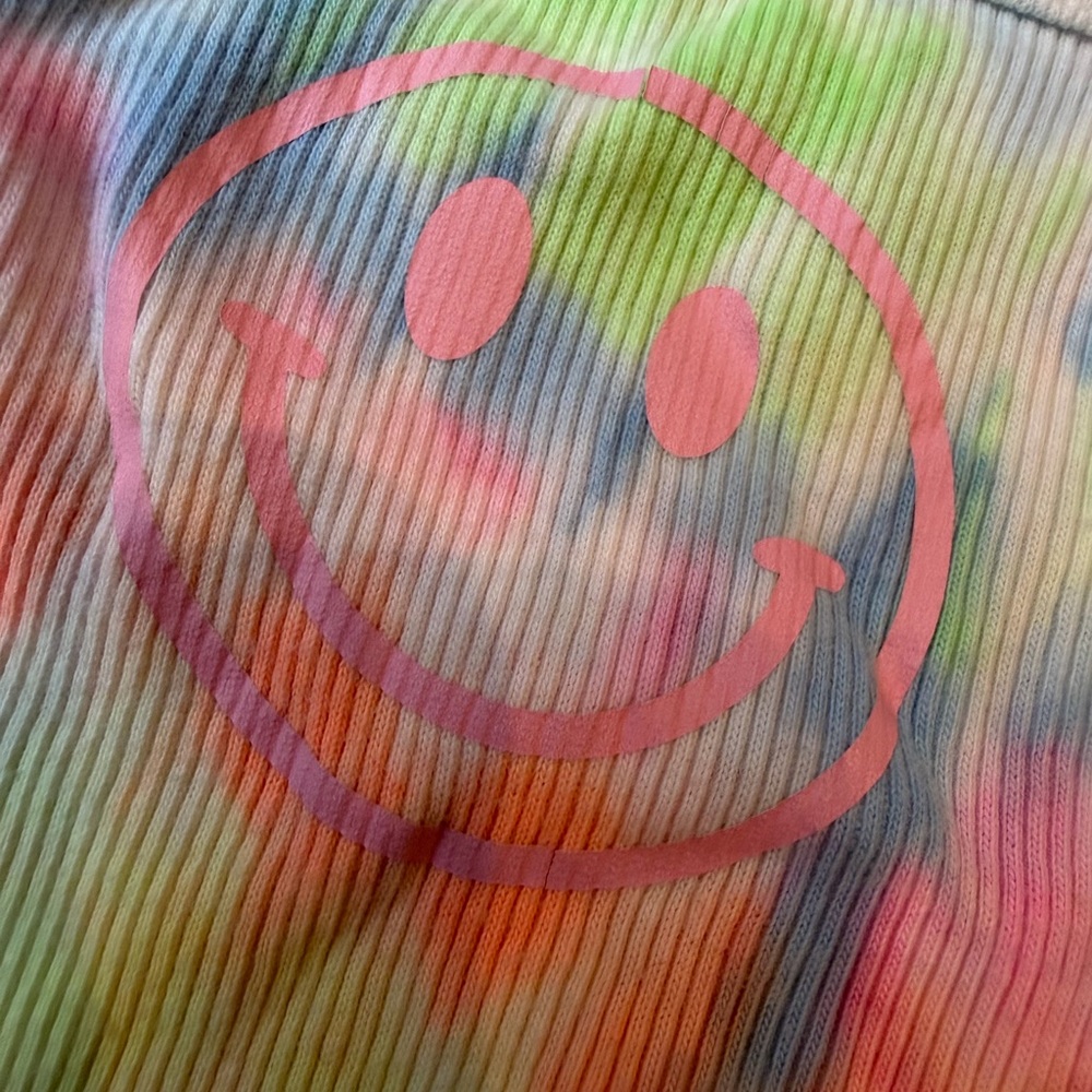 Designer Rock & Candy Girls' Tie-Dye Smile Tank - Picture 2 of 6
